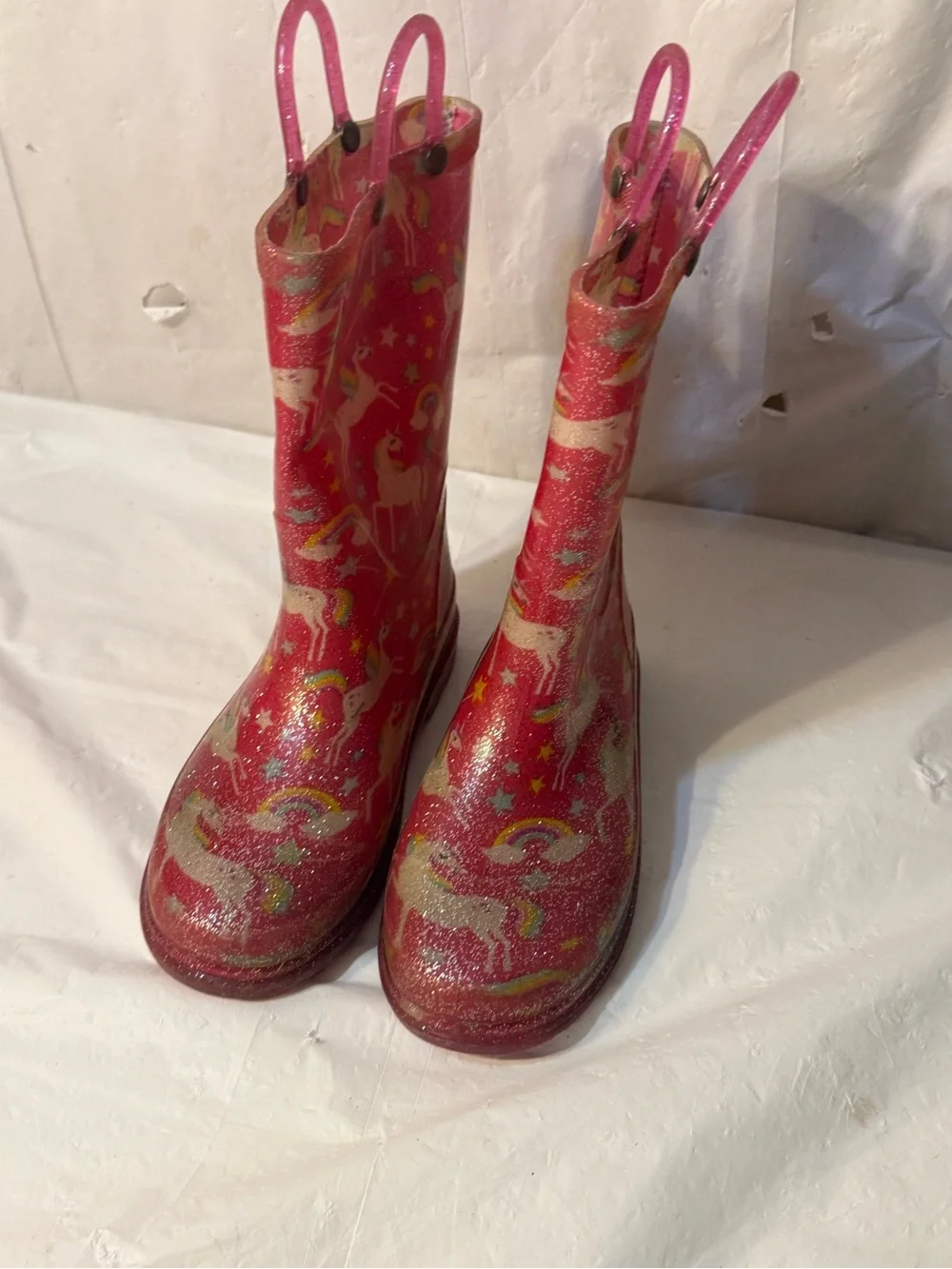Unicorn girls Rain boots size 13/1